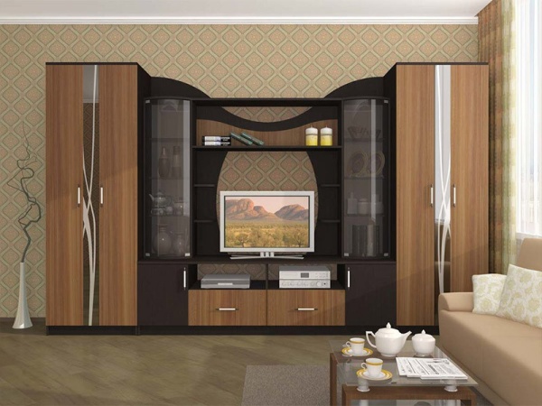 Гостиная Гамбург-15 (Ш-3400 х В-2200 х Г-540 мм)/Разные Цвета