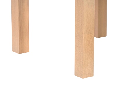 Табурет на прямых ножках массив выбеленная береза