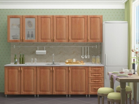 Кухонный Гарнитур Венесуэла  МДФ 2500 мм