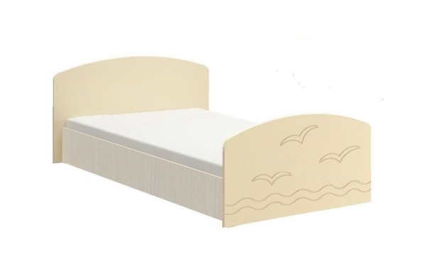 Кровать Юниор-2 МДФ (Д-2030 х В-650 х Г-840 мм)/Разные Цвета