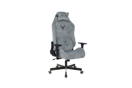 Кресло игровое Бюрократ Knight N1 серо-голубое